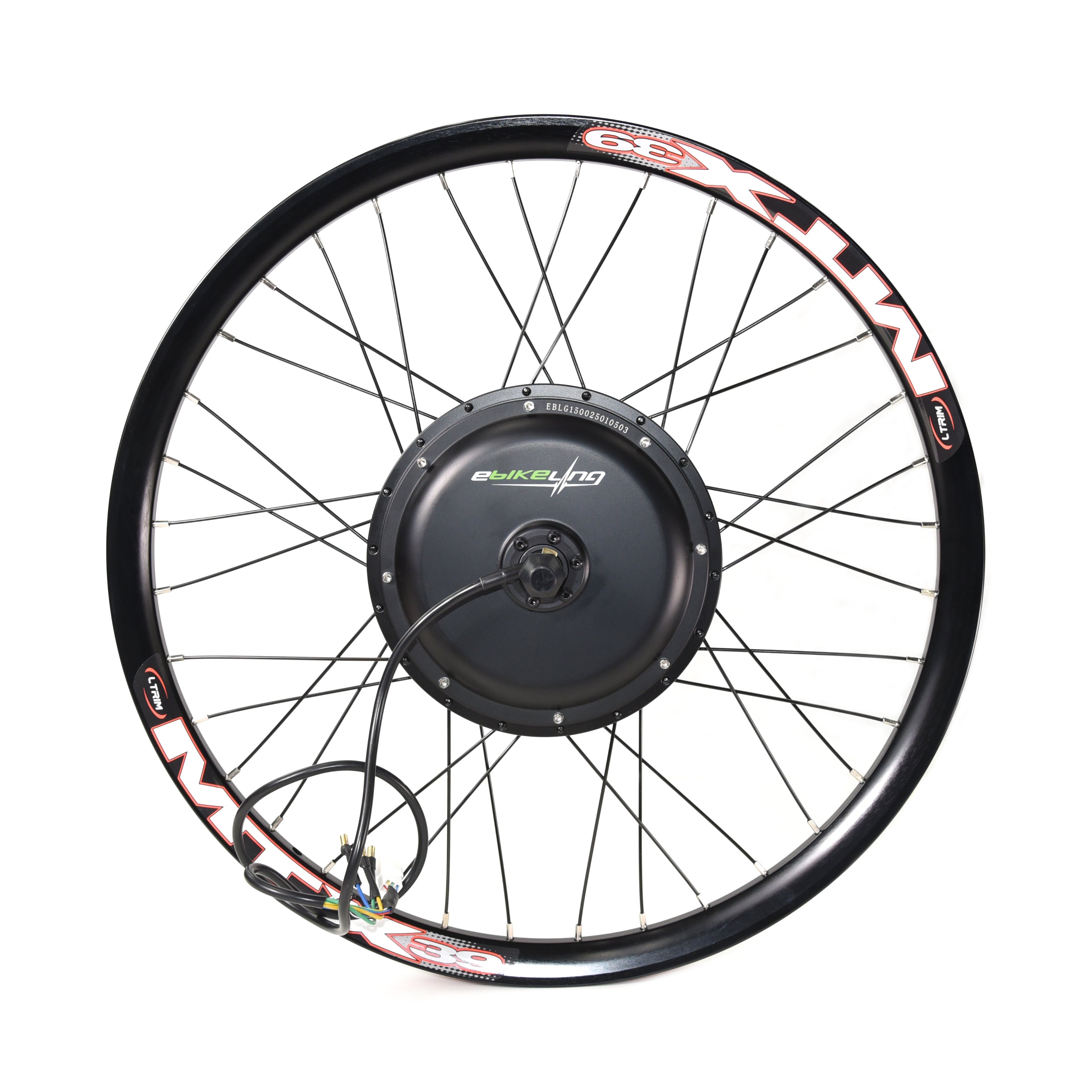 direct drive electric bicycle 3000W Direct-Drive Ebike Conversion Kit (4000W Peak) Rear / 26" MTB / None wheel mounting XP Lite 2.0 JW Black