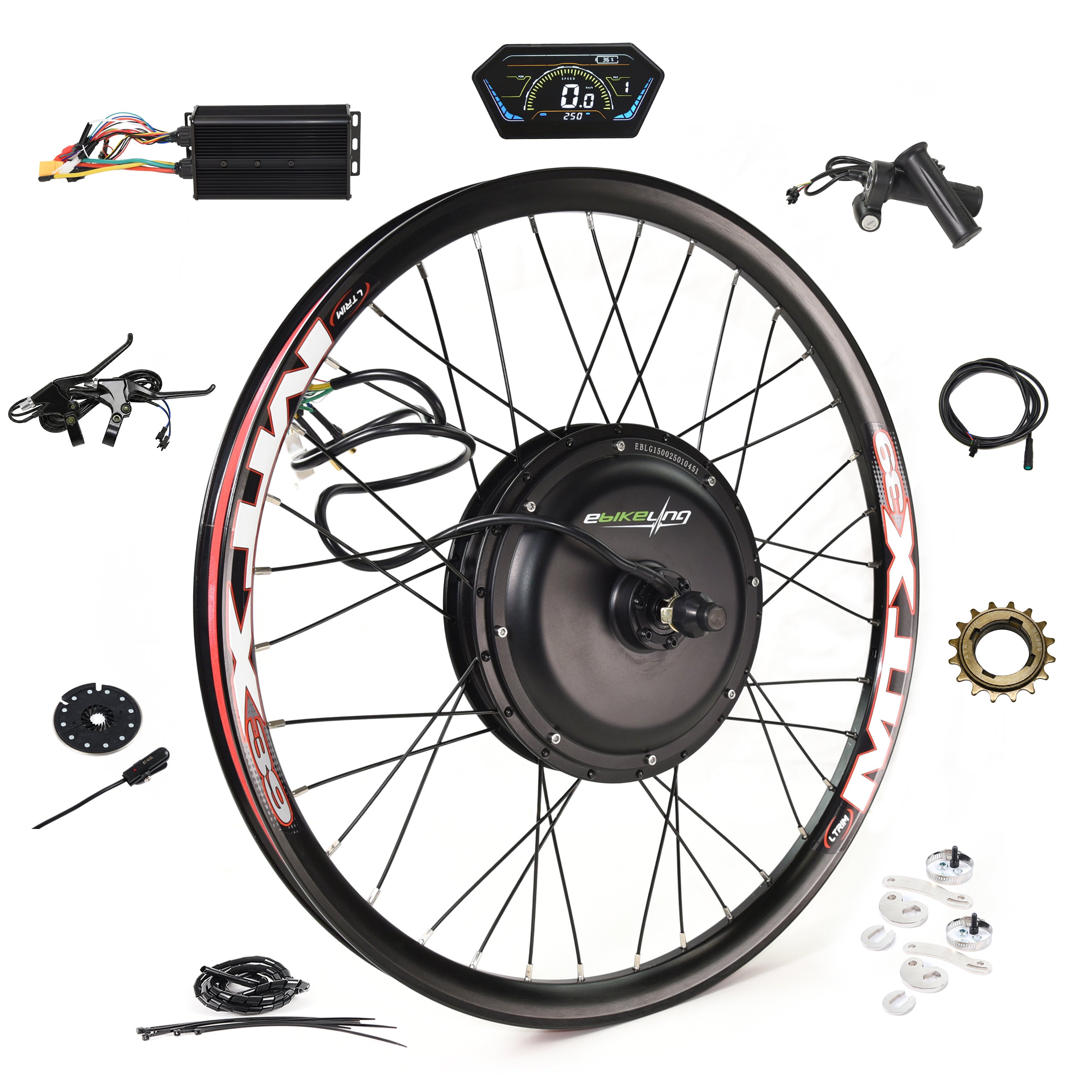 electric bicycle engine kit 5000W Direct-Drive Ebike Conversion Rear / 29