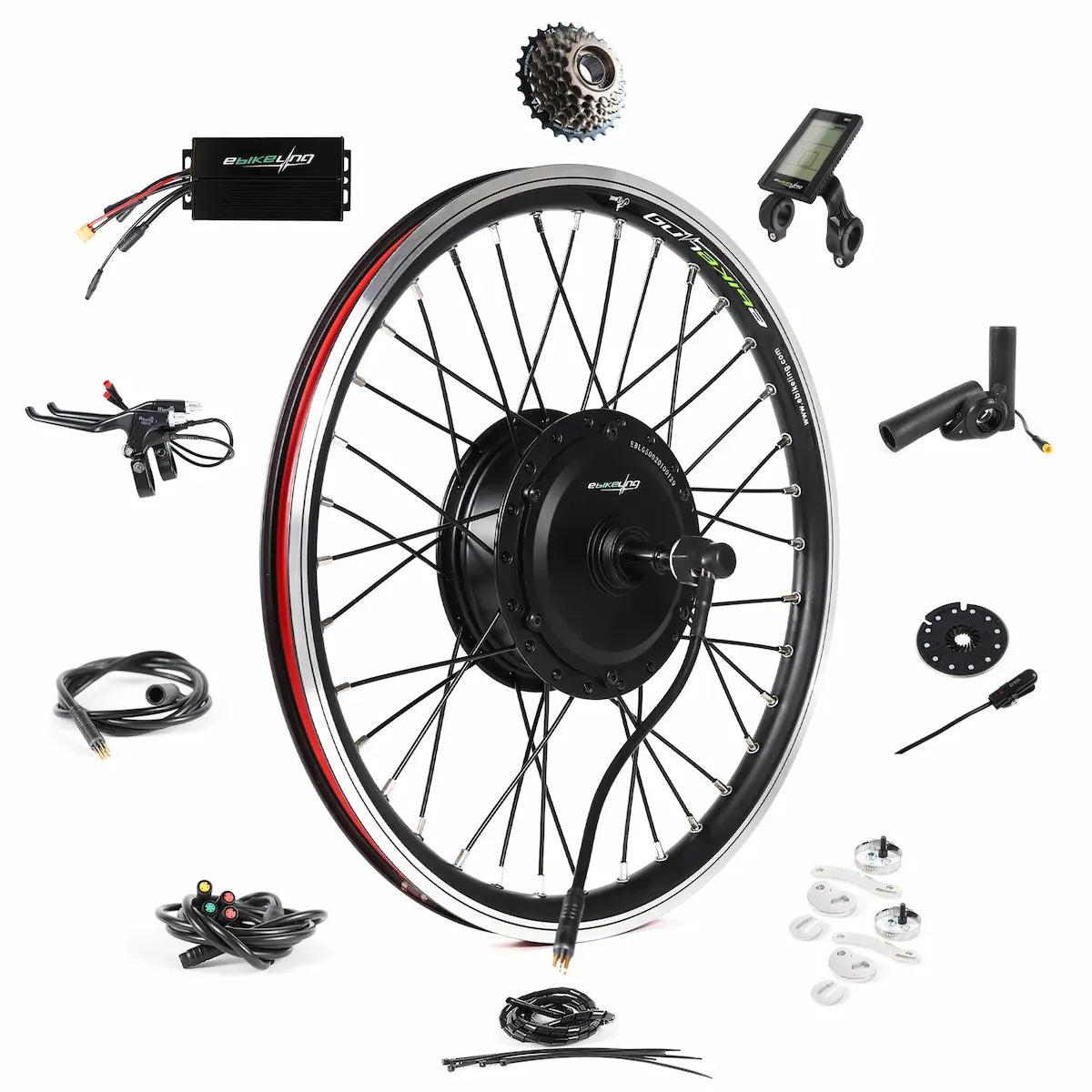 Front wheel electric bike conversion on sale