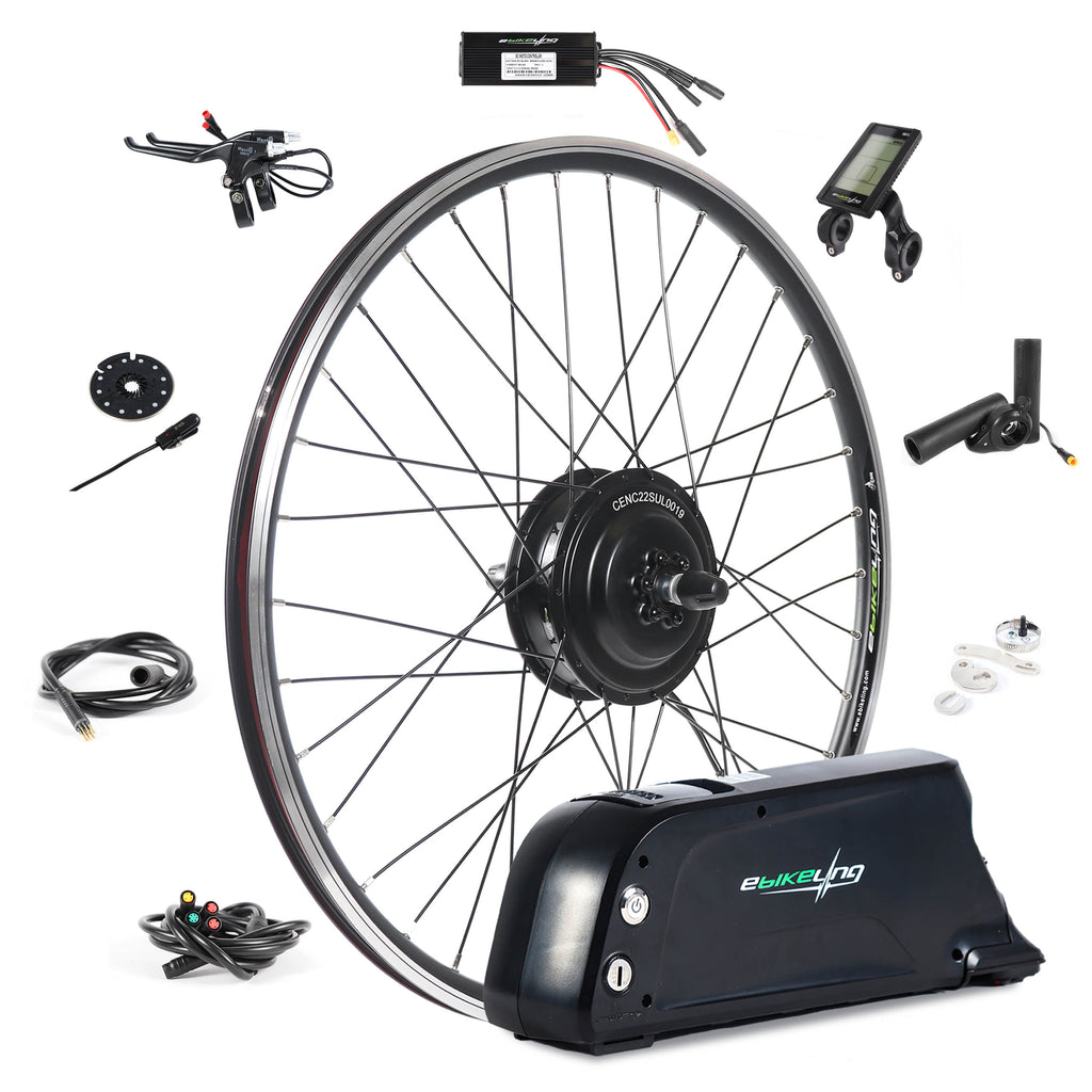 36V 750W Geared Ebike Conversion Kits Ebikeling