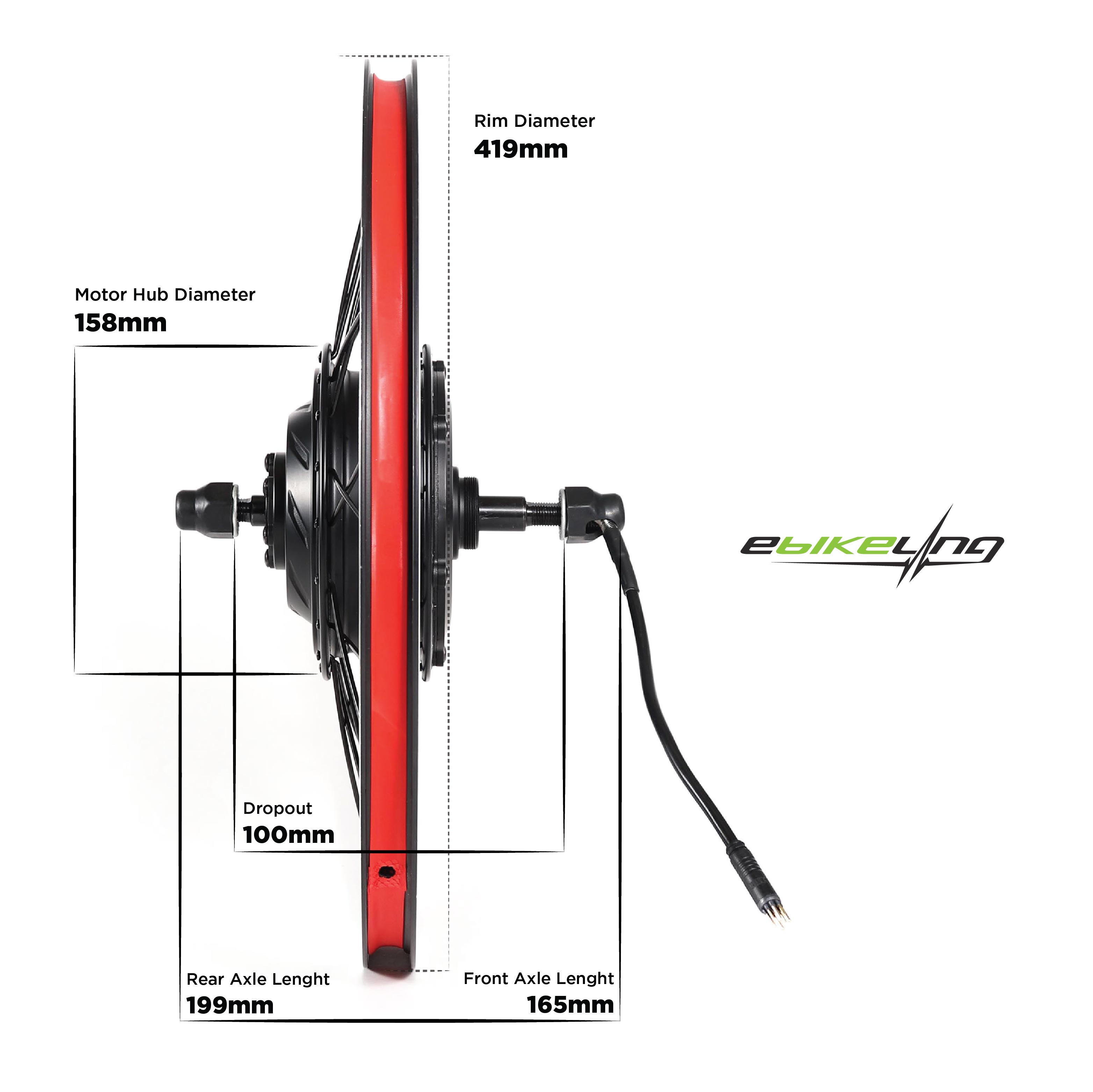 Order 36V 500W eBikeling eBike Conversion Kits for Sale!