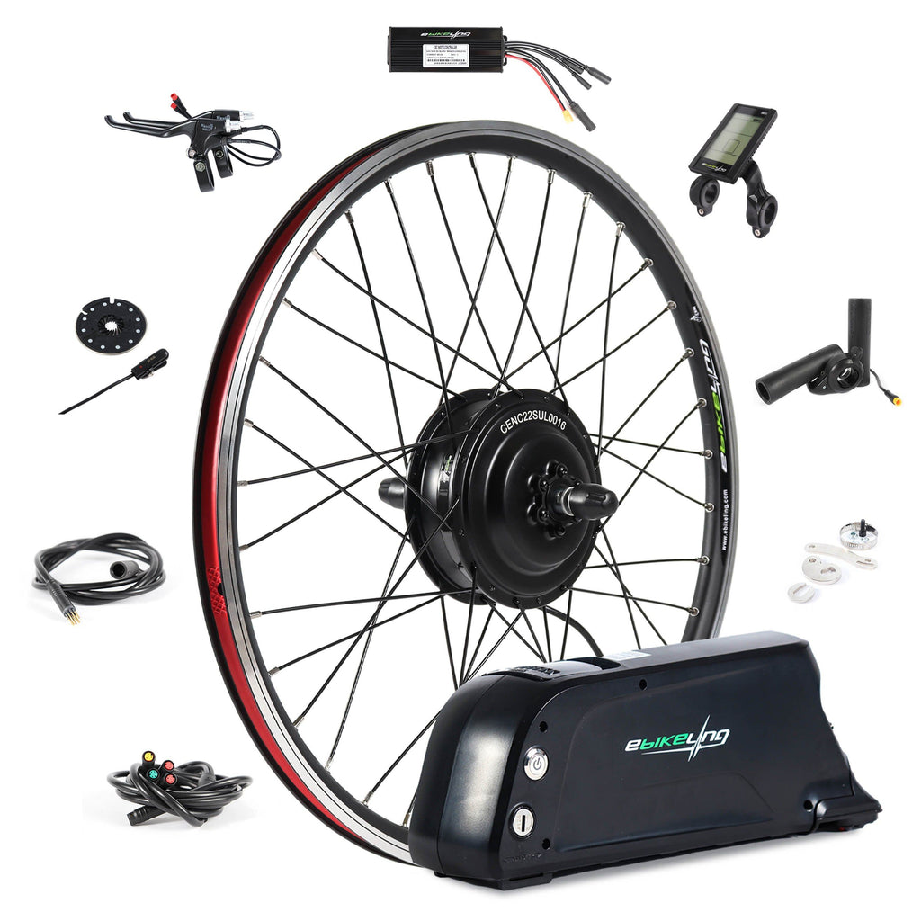 36V 750W Geared Ebike Conversion Kit Ebikeling