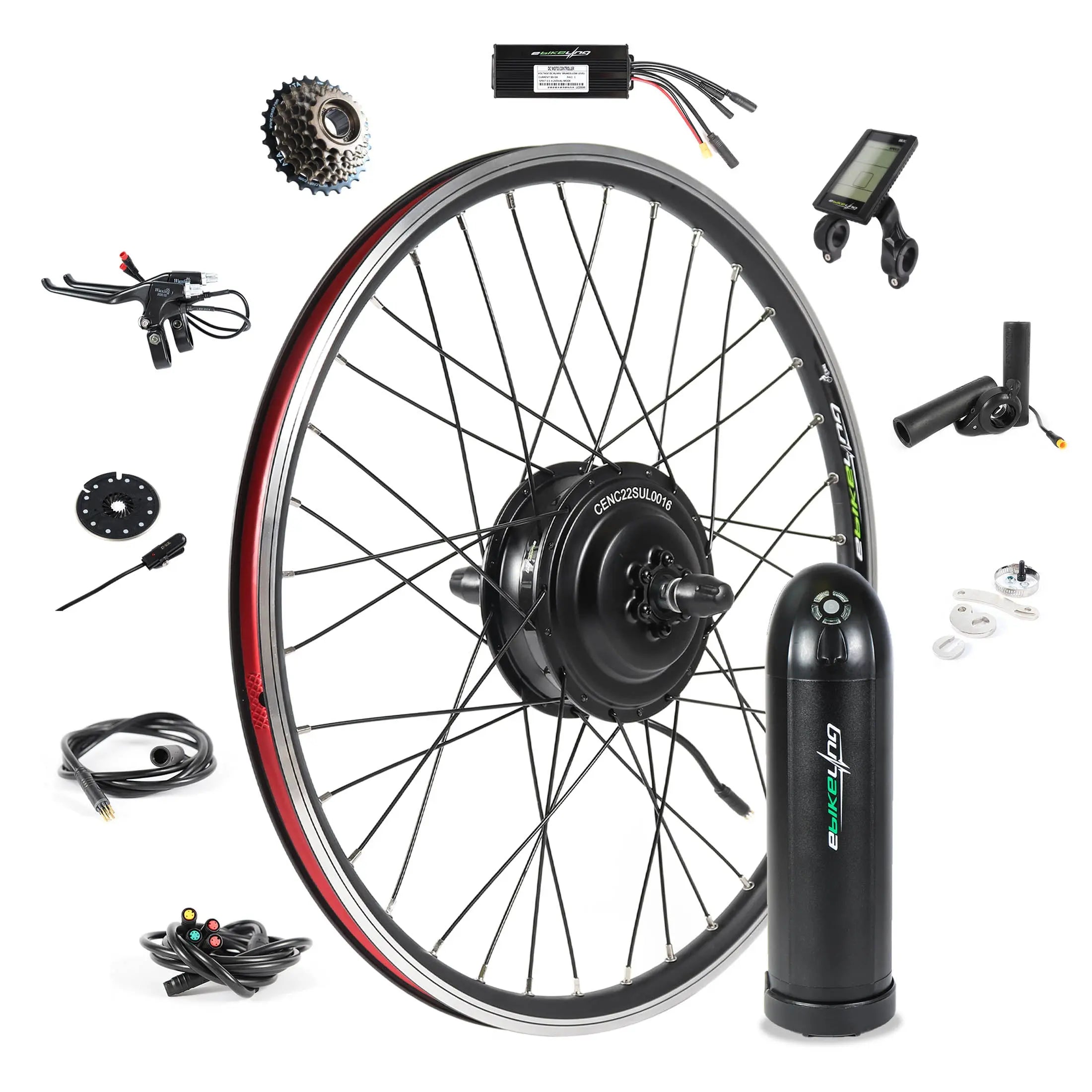 Shop 36V 750W Geared eBike Conversion Kits - eBikeling's Top Pick!
