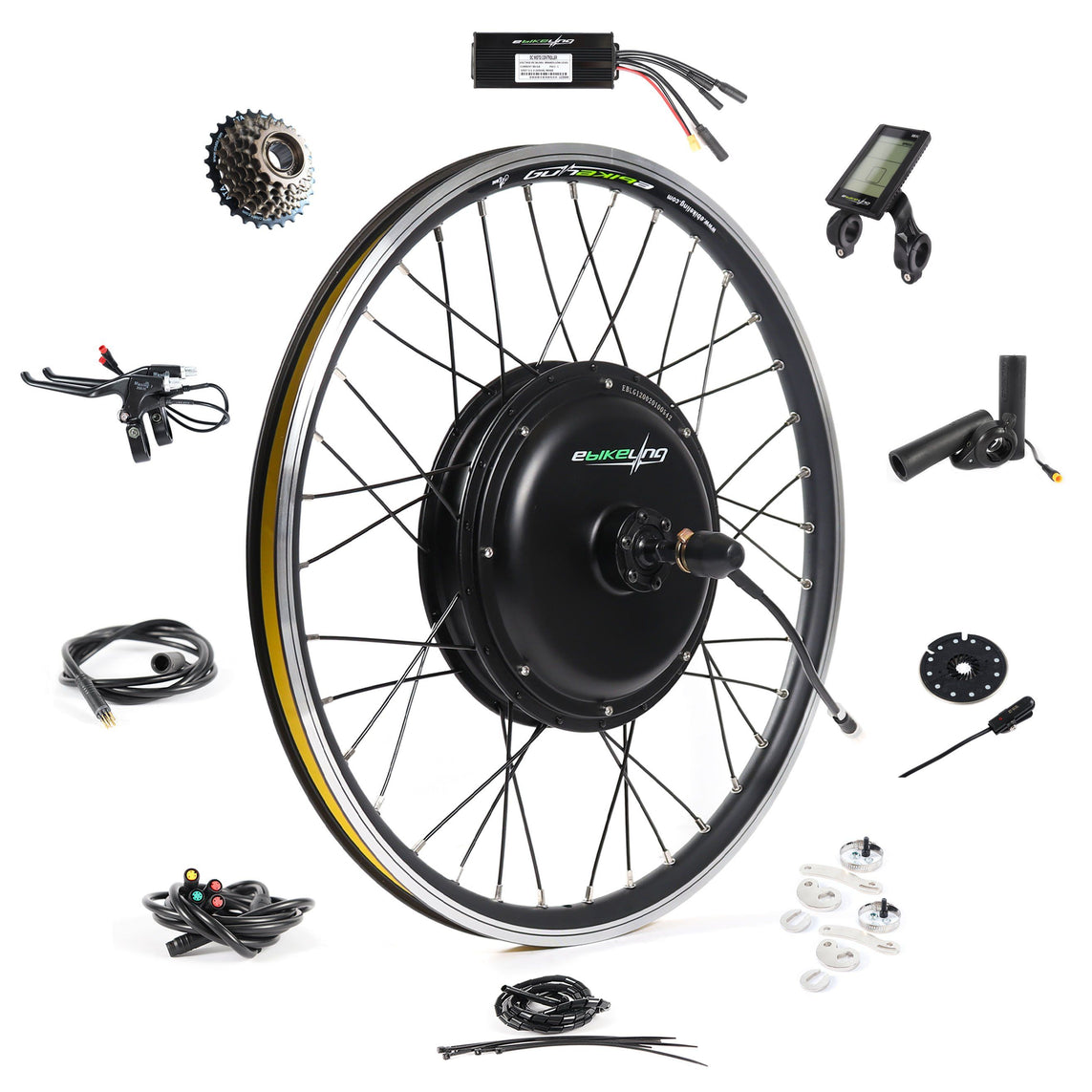 Shop 48V 1200W Direct-Drive eBike Kits eBikeling Bestseller!
