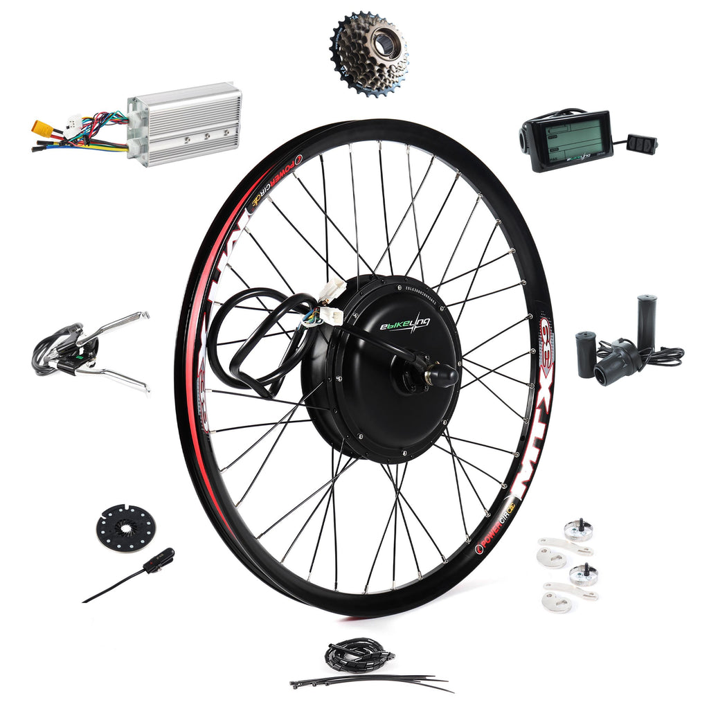 48V 3000W 29" Direct Drive Rear Ebike Conversion Kit Ebikeling