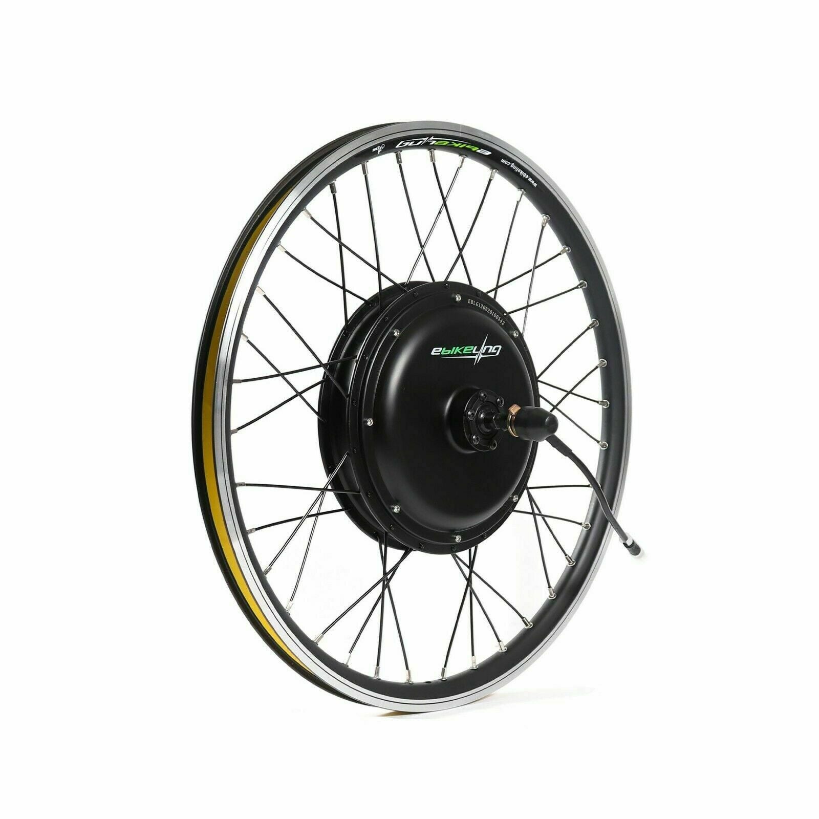 Front Wheel Hub Dual Hub Motor Ebike Waterproof 48V 1200W 24 Rear