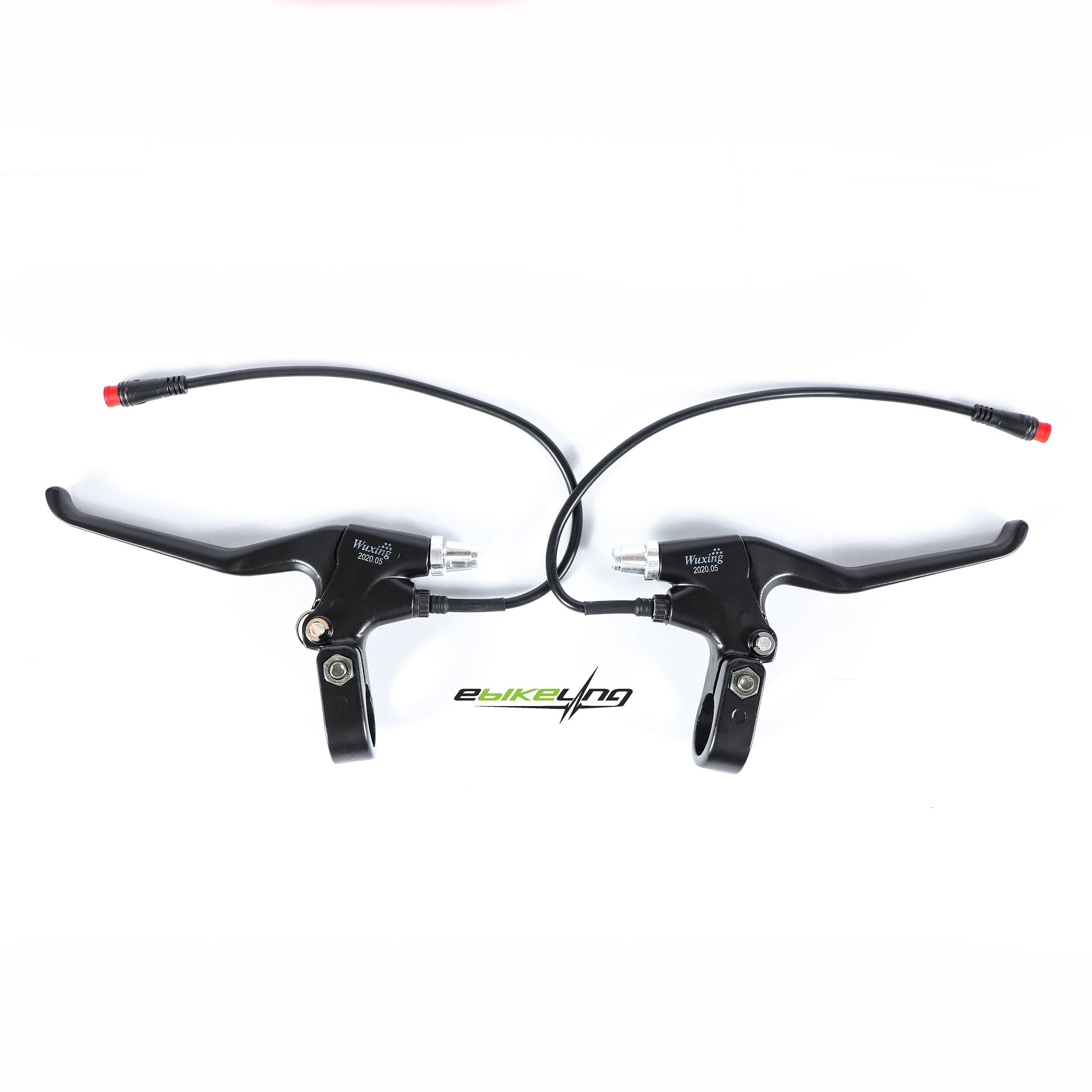 wuxing electric bicycle EBIKELING 1 Pair Left & Right Waterproof Electronic Brake Lever Set for Electric Bicycle, Handle Grip Brake Accessory for e Bike, Long Use Bike